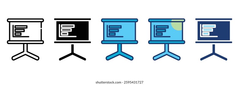 Board stand Icon Element For Design