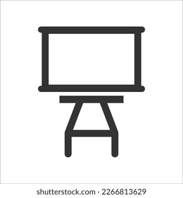 Board stand icon, Vector Graphics