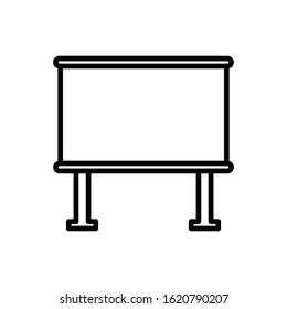 Board stand icon vector trendy design