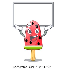 Up board summer watermelon the ice shaped cartoon