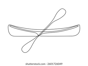 Board for surfing. Continuous one line drawing of surfboard. Hand drawn art. Vector illustration