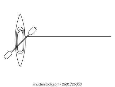 Board for surfing. Continuous one line drawing of surfboard. Hand drawn art. Vector illustration