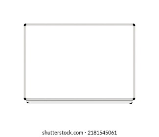 Junta para la enseñanza, para la escritura con un marcador. Ilustración vectorial en blanco