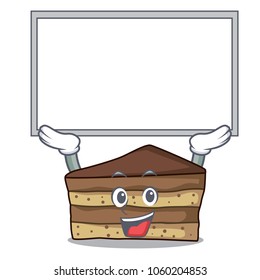 Up board tiramisu character cartoon style