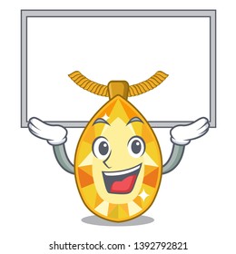 Up board topaz jewelry in the cartoon box