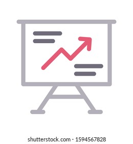board vector color line icon 