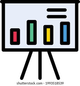 board vector color line icon