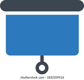 board vector glyph color icon 