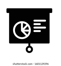 board vector glyph flat icon 