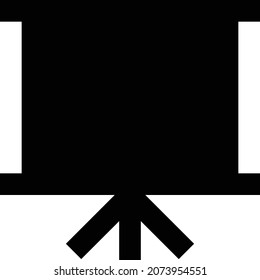 board vector illustration isolated on a transparent background. glyph vector icons for concept or web graphics.