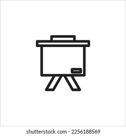 icono nuevo de la línea vectorial de placa