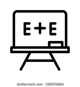 board vector thin line   icon 