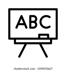 board vector thin line icon 