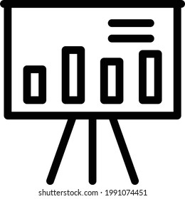 board vector thin line icon