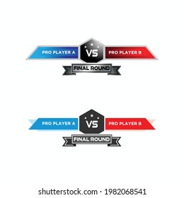 Board versus vector template and illustration for game player