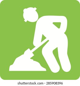 Board, warning, work icon vector image. Can also be used for construction, interiors and building. Suitable for use on web apps, mobile apps and print media.