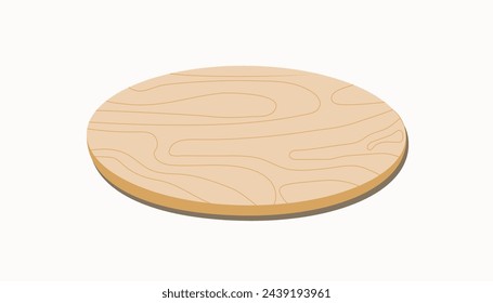  Board, wood texture. Wooden material. Background vector. Presentation podium. Stand for cosmetics, pedestal. Place for text.
