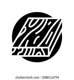 board wooden floor glyph icon vector. board wooden floor sign. isolated contour symbol black illustration