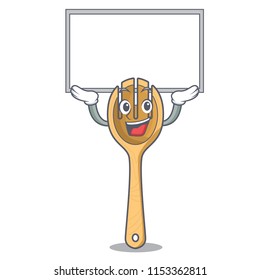 Up board wooden fork character cartoon