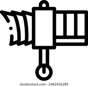 boarding icon. Thin Linear Style Design Isolated On White Background