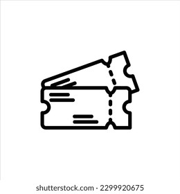 boarding pass in flat design style