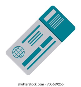 boarding pass icon image 