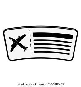boarding pass icon image