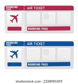 Boarding pass icon image vector illustration design Editable
