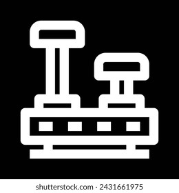 boarding pass icon, vector outline icon design