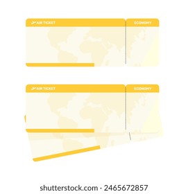 Boarding pass tickets. Airplane tickets. Fly and travel. Booking service.