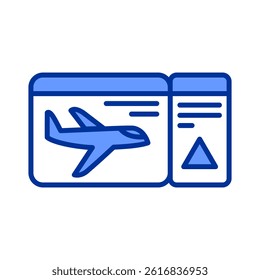 Boardingpass Icon Element For Design