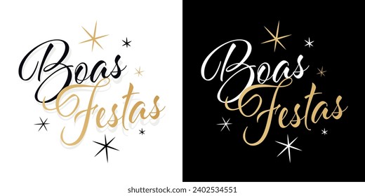 Boas Festas, fiestas felices en portugués