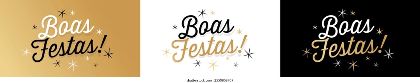 Boas Festas, Happy Holidays auf Portugiesisch