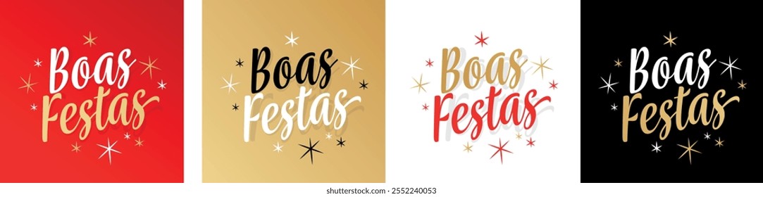 Boas Festas, Happy Holidays auf Portugiesisch