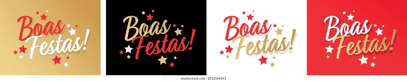 Boas Festas, Happy Holidays auf Portugiesisch