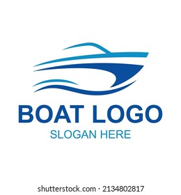 boat abstact vector template  logo
