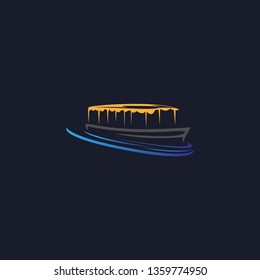 boat abstract logo