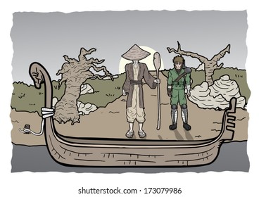 Boat asian