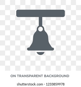 Boat Bell icon. Trendy flat vector Boat Bell icon on transparent background from Nautical collection. 