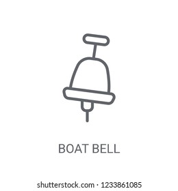 Boat Bell icon. Trendy Boat Bell logo concept on white background from Nautical collection. Suitable for use on web apps, mobile apps and print media.