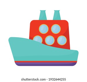 boat for child over white