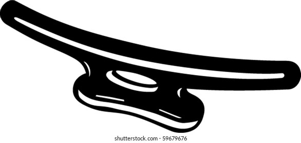 Boat Cleat Vector Illustration