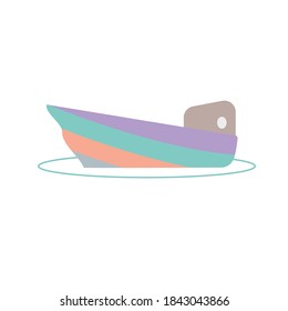 Boat Clipart Icon Vector Design Isolated