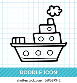 boat color doodle