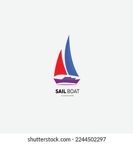 boat design color icon logo illustration 