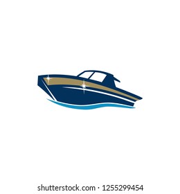 Boat design vector eps format