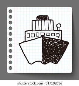 Boat doodle