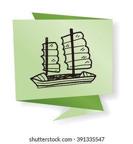 Boat doodle