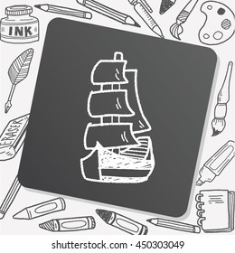 Boat doodle