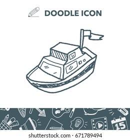 boat doodle